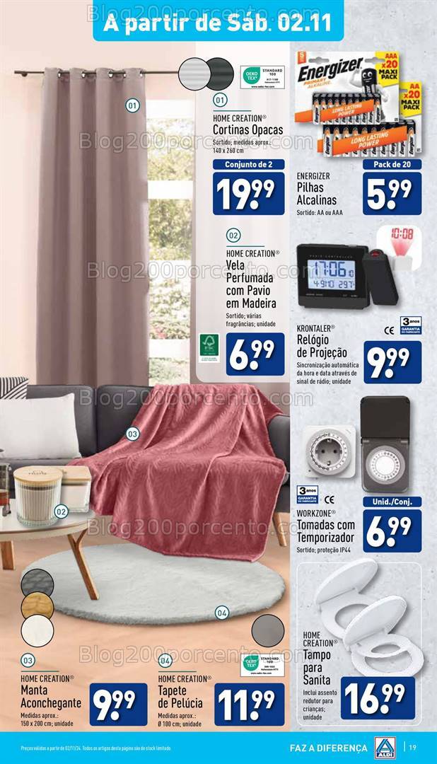 Antevisão Folheto ALDI Promoções de 30 outubro a 5 novembro