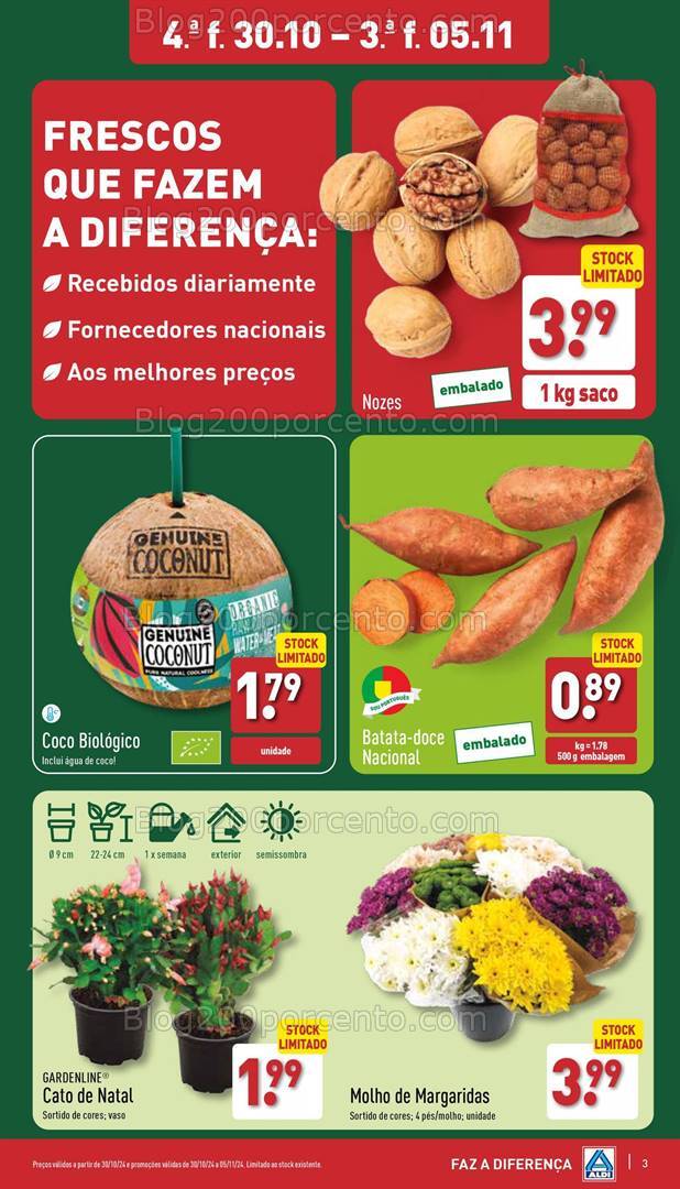 Antevisão Folheto ALDI Promoções de 30 outubro a 5 novembro