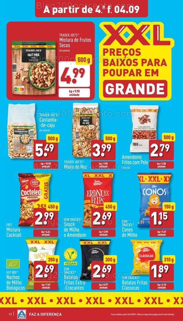 Antevisão Folheto ALDI Promoções de 4 a 10 setembro