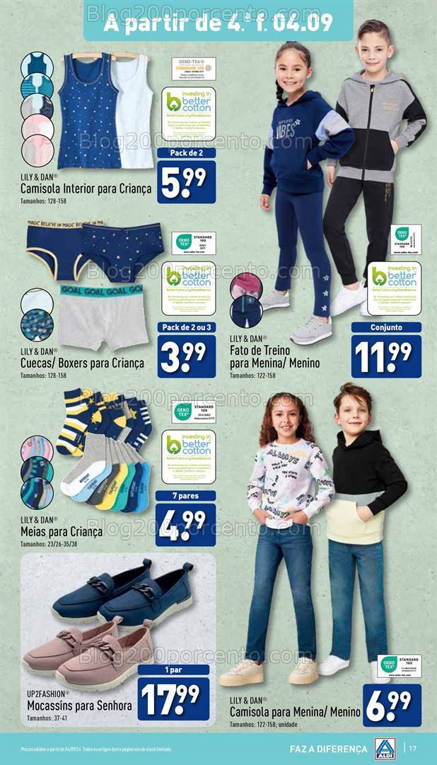 Antevisão Folheto ALDI Bazar Promoções a partir de 4 setembro