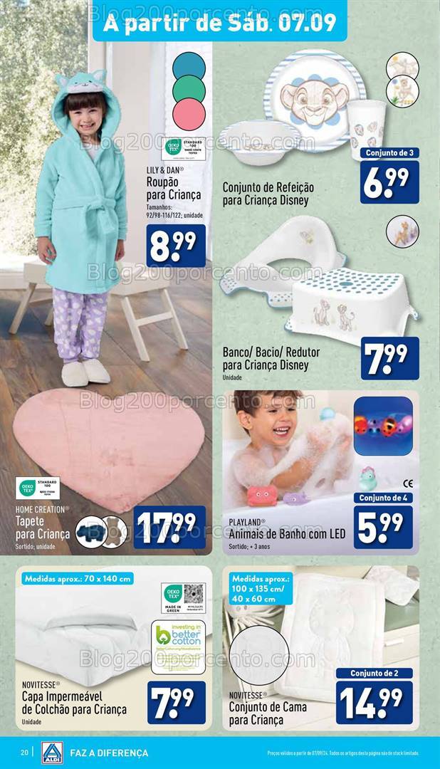 Antevisão Folheto ALDI Bazar Promoções a partir de 7 setembro