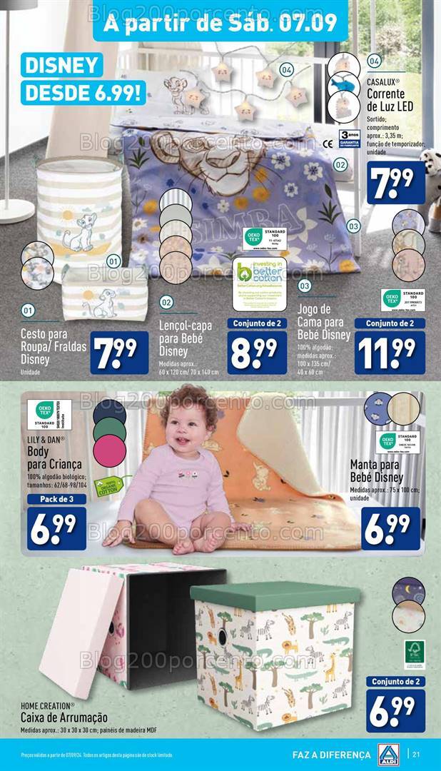 Antevisão Folheto ALDI Bazar Promoções a partir de 7 setembro