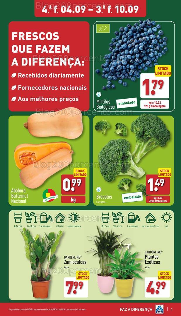 Antevisão Folheto ALDI Promoções de 4 a 10 setembro