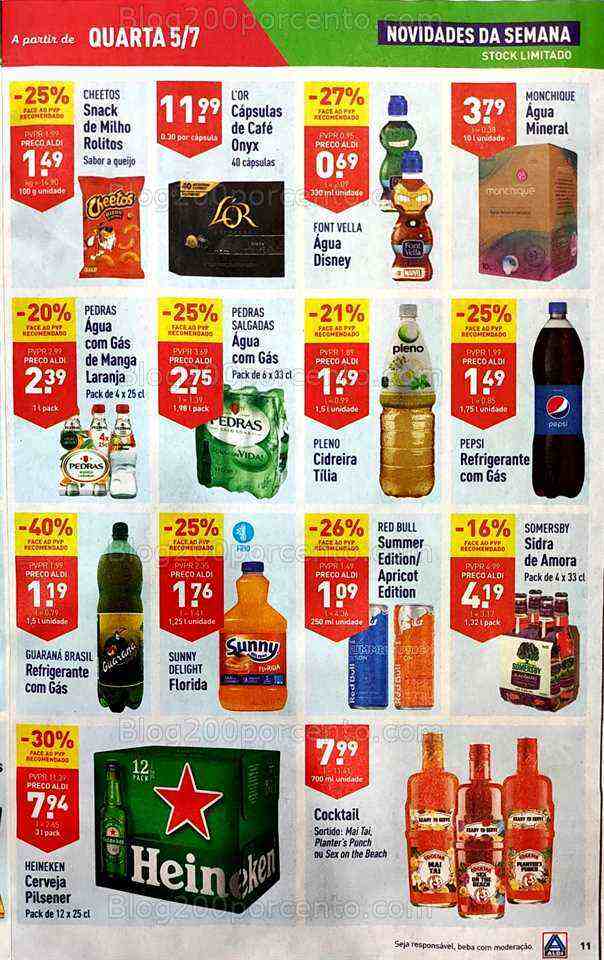 Antevisão Folheto ALDI Promoções de 5 a 11 julho