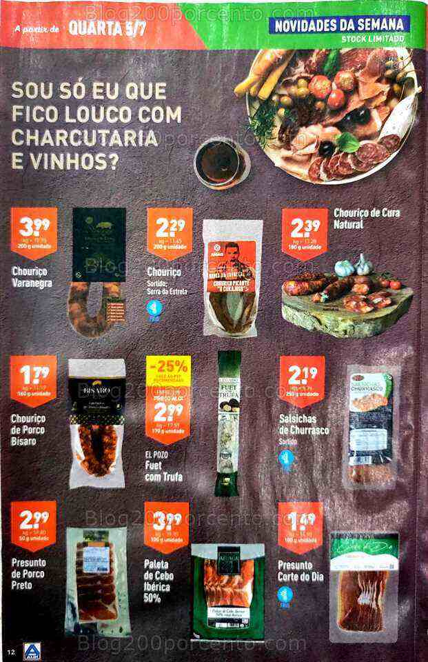 Antevisão Folheto ALDI Promoções de 5 a 11 julho