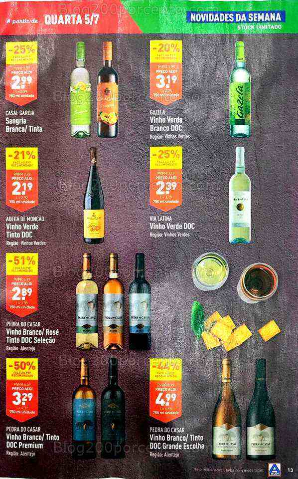 Antevisão Folheto ALDI Promoções de 5 a 11 julho