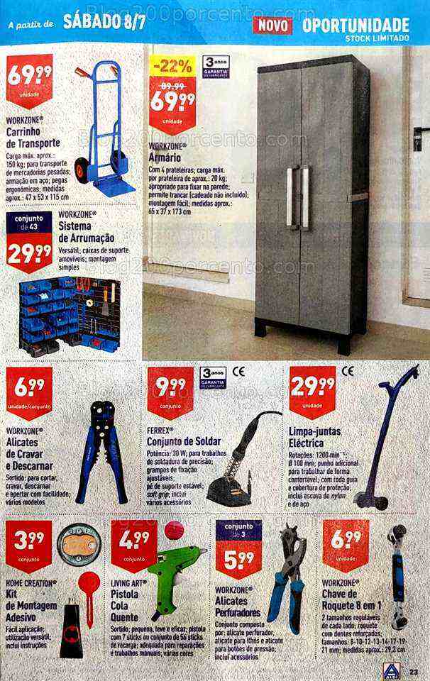 Antevisão Folheto ALDI Promoções de 5 a 11 julho