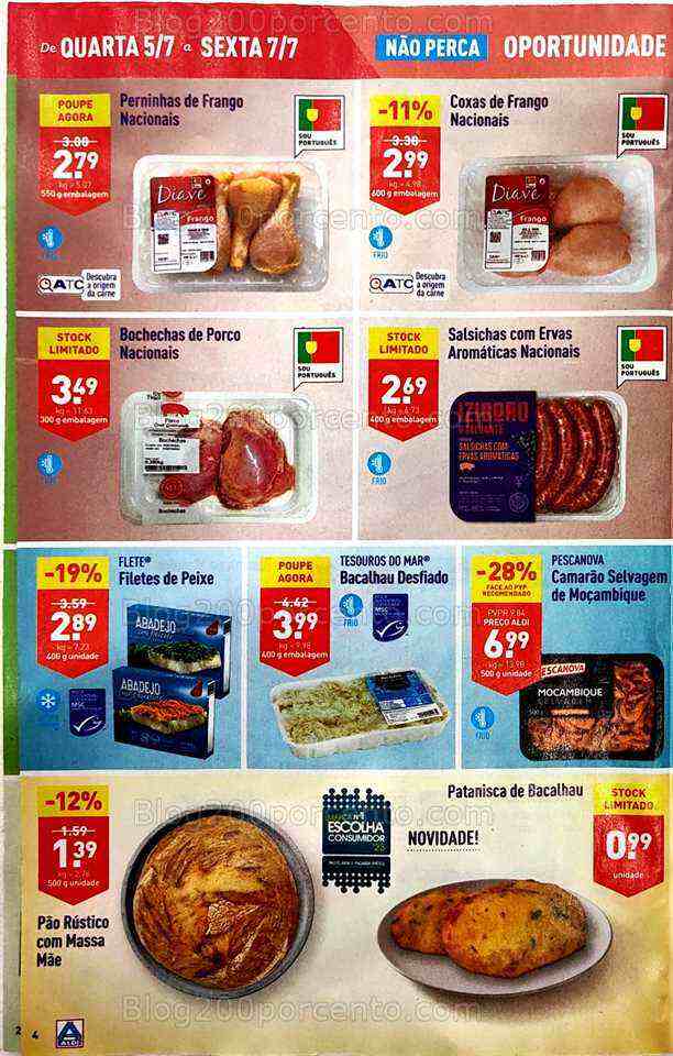 Antevisão Folheto ALDI Promoções de 5 a 11 julho