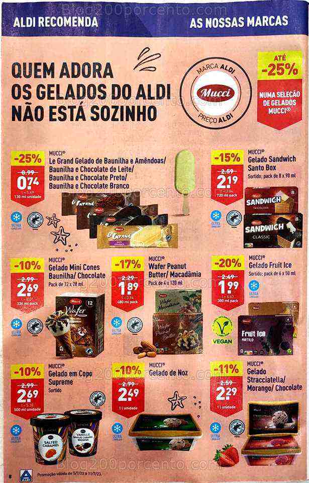 Antevisão Folheto ALDI Promoções de 5 a 11 julho