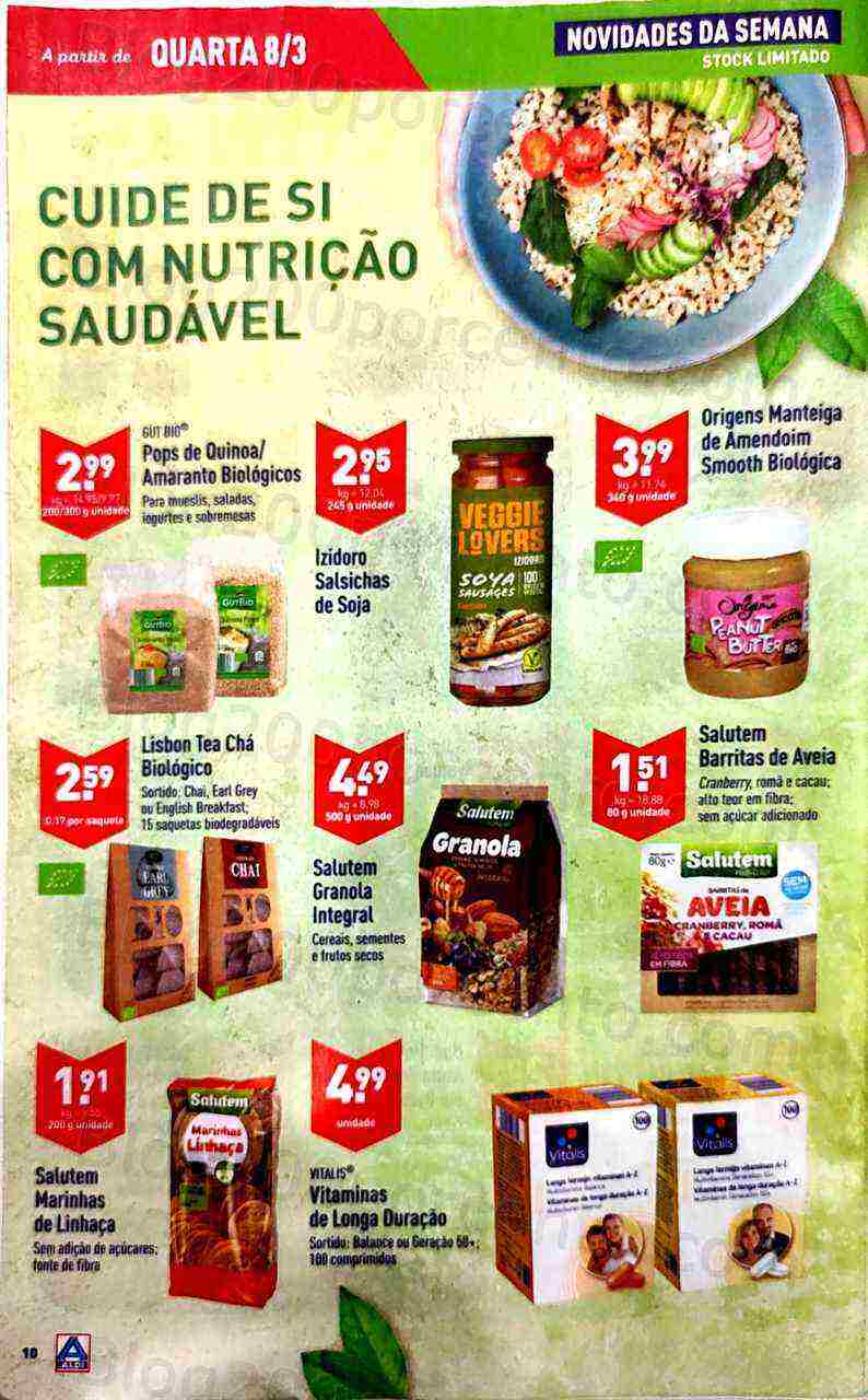 Antevisão Folheto ALDI Promoções de 8 a 14 março