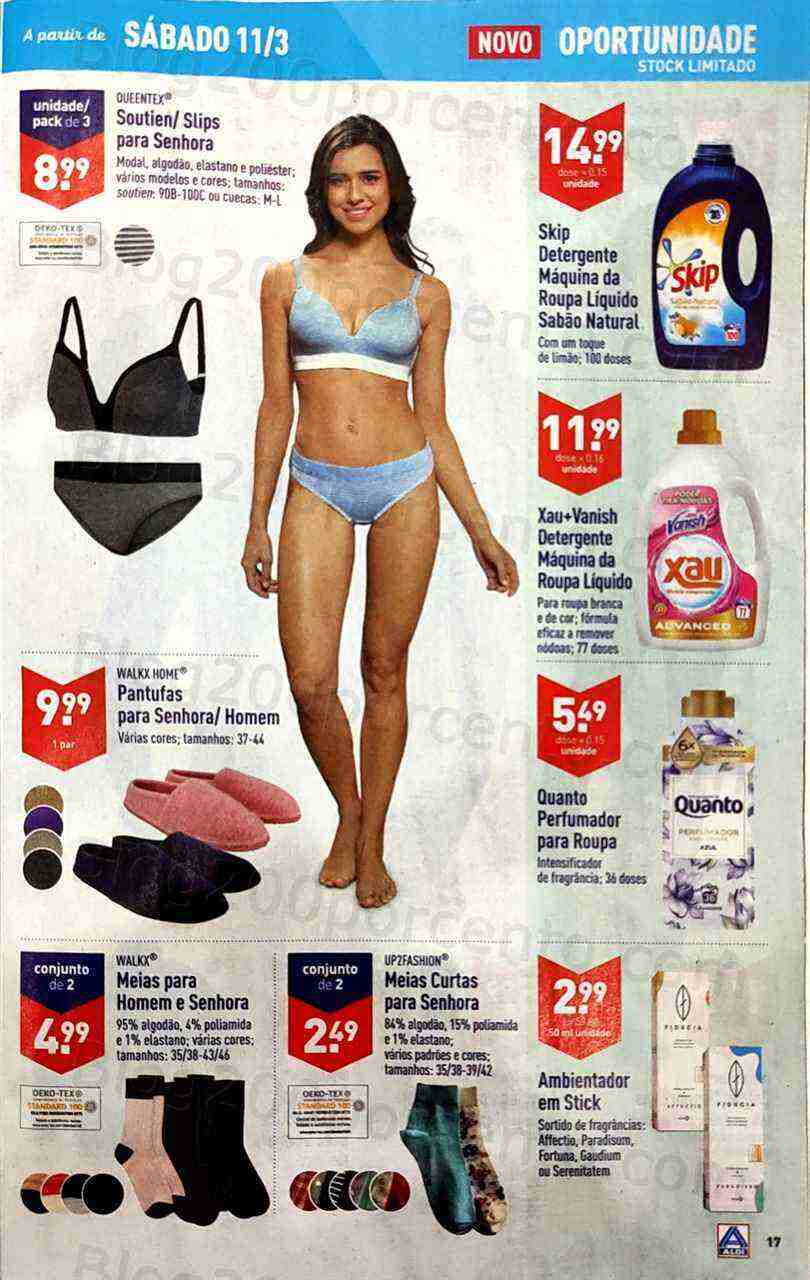 Antevisão Folheto ALDI Promoções de 8 a 14 março