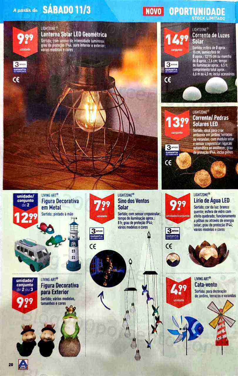 Antevisão Folheto ALDI Promoções de 8 a 14 março