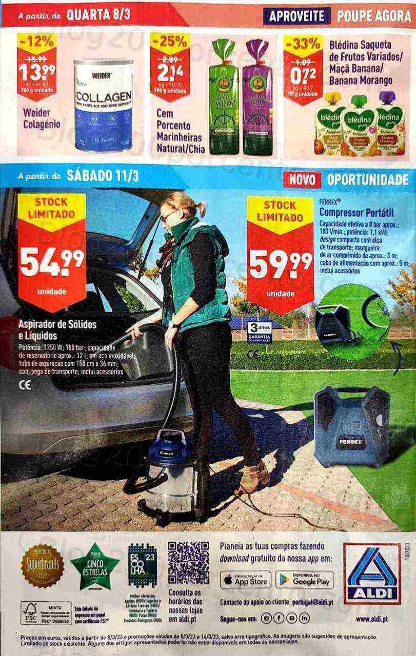 Antevisão Folheto ALDI Promoções de 8 a 14 março