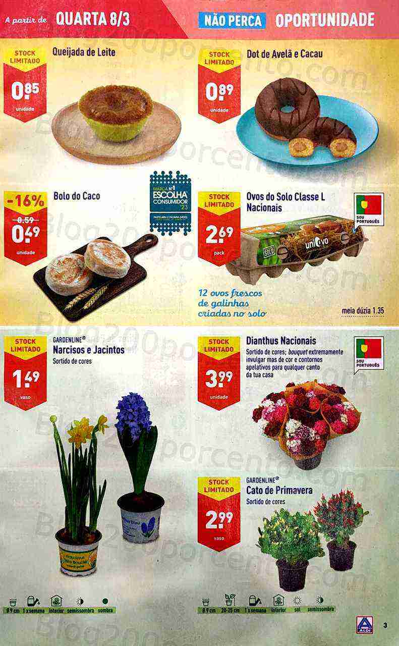 Antevisão Folheto ALDI Promoções de 8 a 14 março