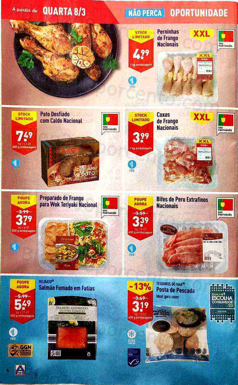 Antevisão Folheto ALDI Promoções de 8 a 14 março