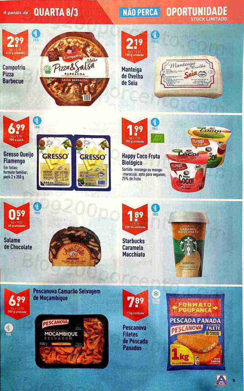 Antevisão Folheto ALDI Promoções de 8 a 14 março