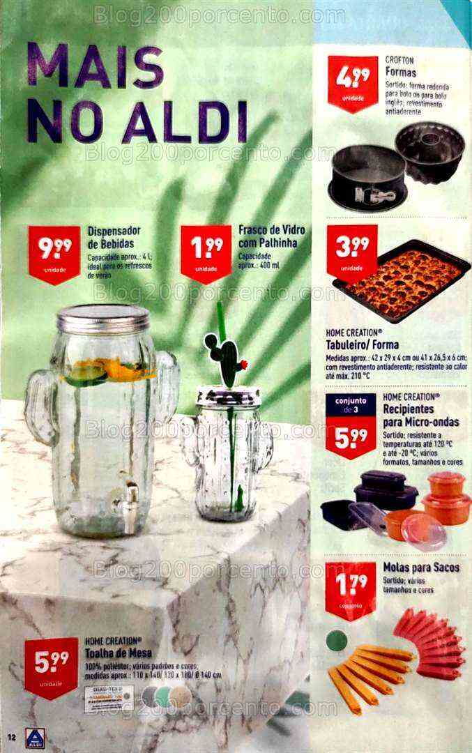 Antevisão Folheto ALDI Promoções de 9 a 15 agosto