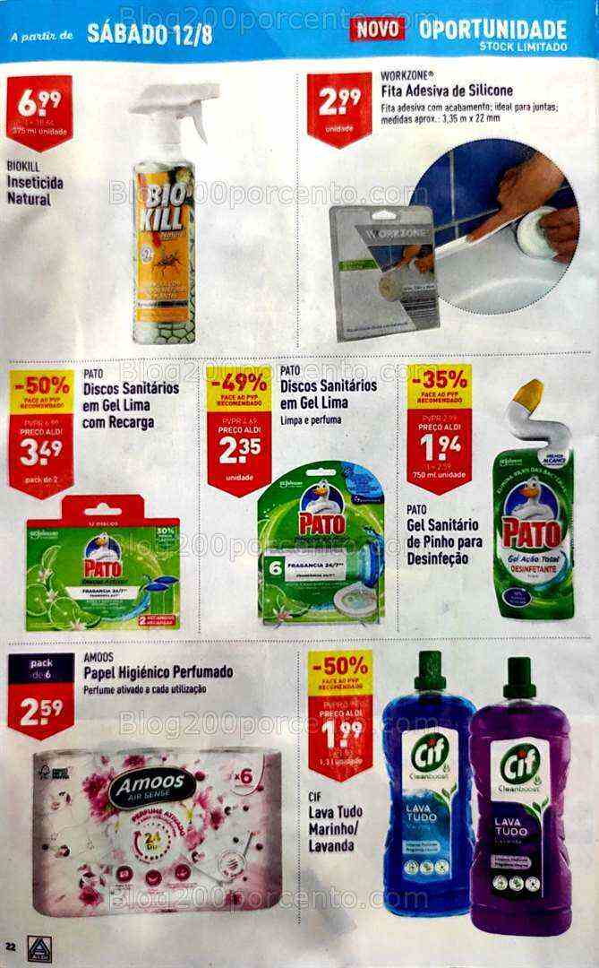 Antevisão Folheto ALDI Promoções de 9 a 15 agosto