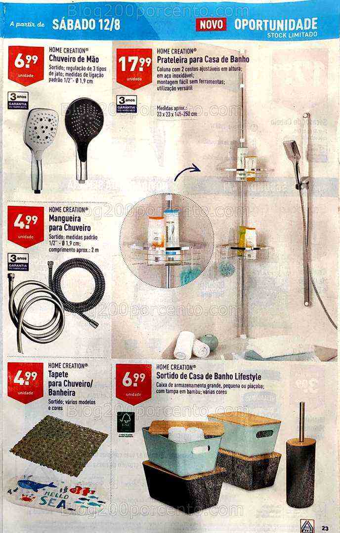 Antevisão Folheto ALDI Promoções de 9 a 15 agosto