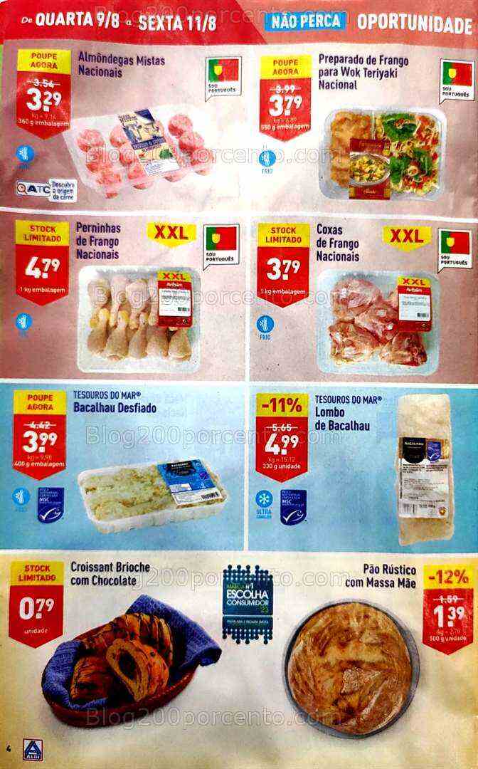 Antevisão Folheto ALDI Promoções de 9 a 15 agosto