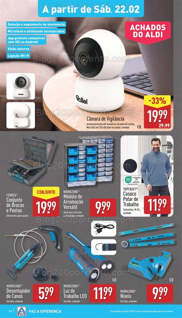 Antevisão Folheto ALDI Promoções Fim de Semana - 22 e 23 fevereiro