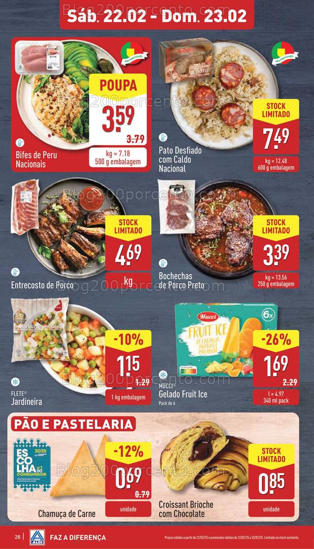 Antevisão Folheto ALDI Promoções Fim de Semana - 22 e 23 fevereiro