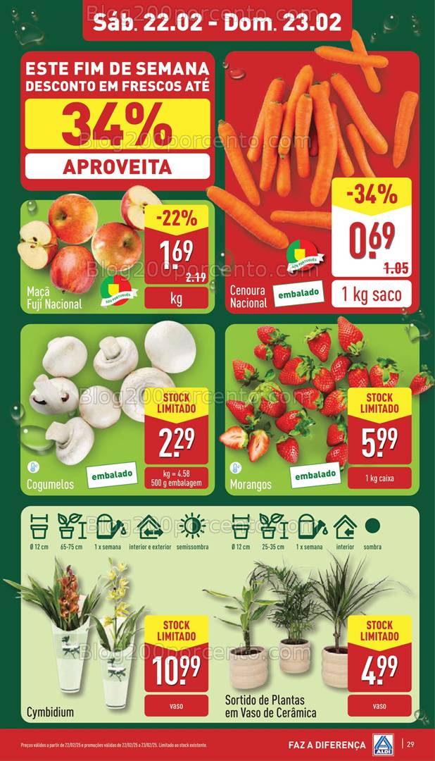 Antevisão Folheto ALDI Promoções Fim de Semana - 22 e 23 fevereiro
