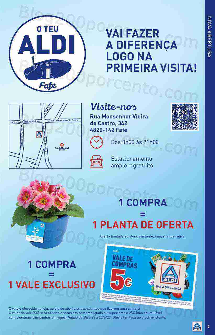 Antevisão Folheto ALDI Aberturas Promoções de 24 a 30 maio