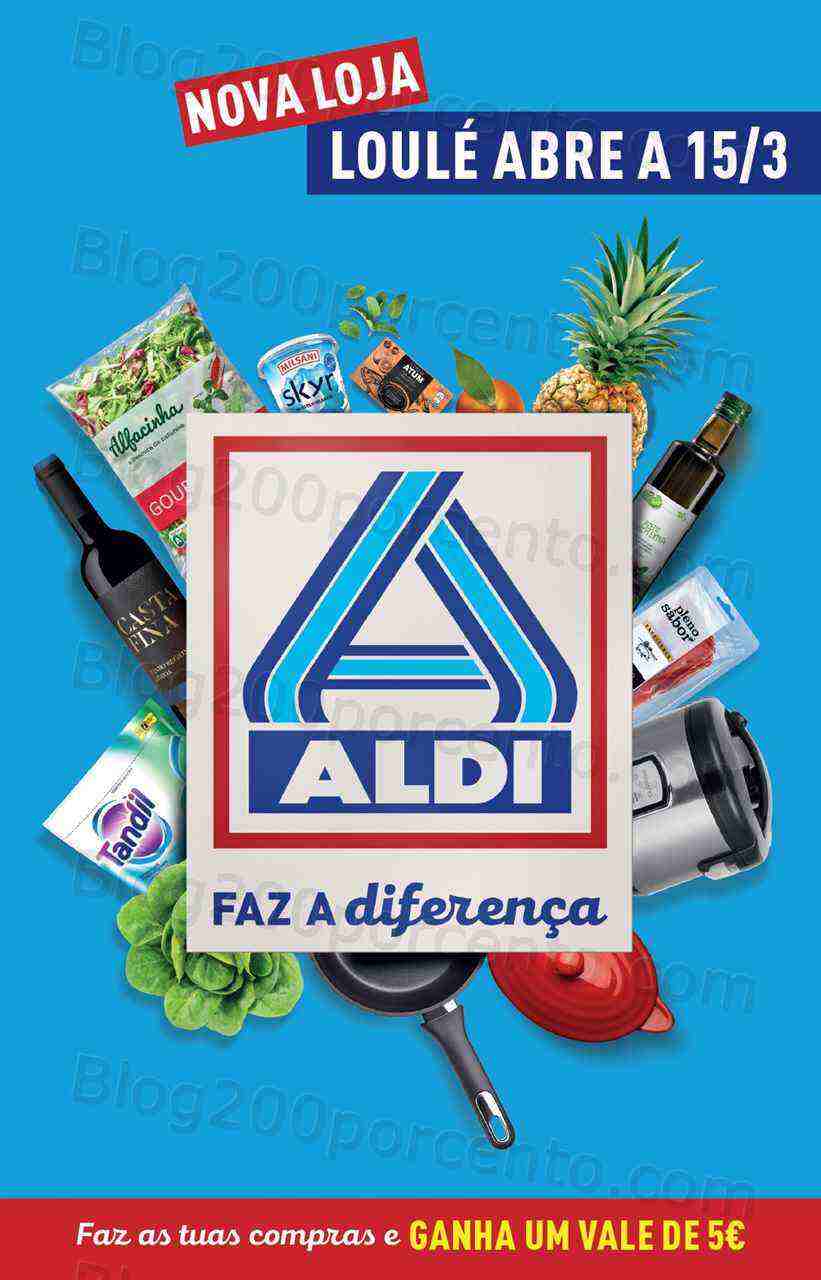 Antevisão Folheto ALDI Aberturas Promoções de 15 a 21 março