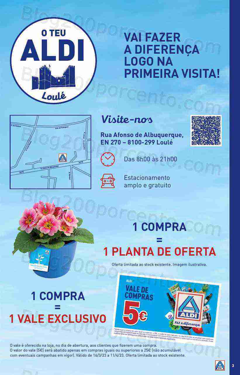Antevisão Folheto ALDI Aberturas Promoções de 15 a 21 março