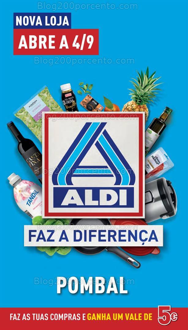 Antevisão Folheto ALDI Saldos + Aberturas Promoções de 4 a 10 setembro