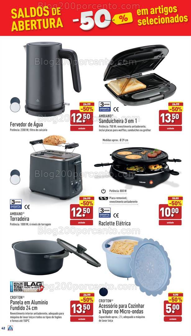Antevisão Folheto ALDI Saldos + Aberturas Promoções de 4 a 10 setembro