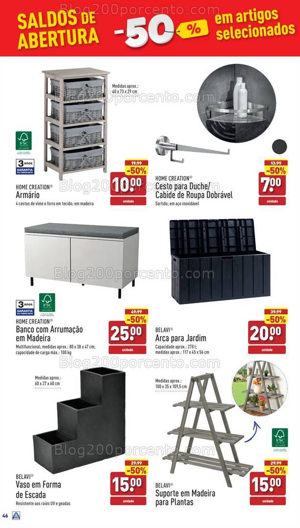 Antevisão Folheto ALDI Saldos + Aberturas Promoções de 4 a 10 setembro