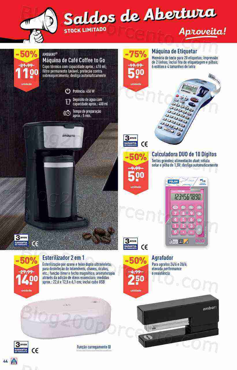 Antevisão Folheto ALDI Aberturas Vila Nova da Telha Promoções de 1 a 7 março