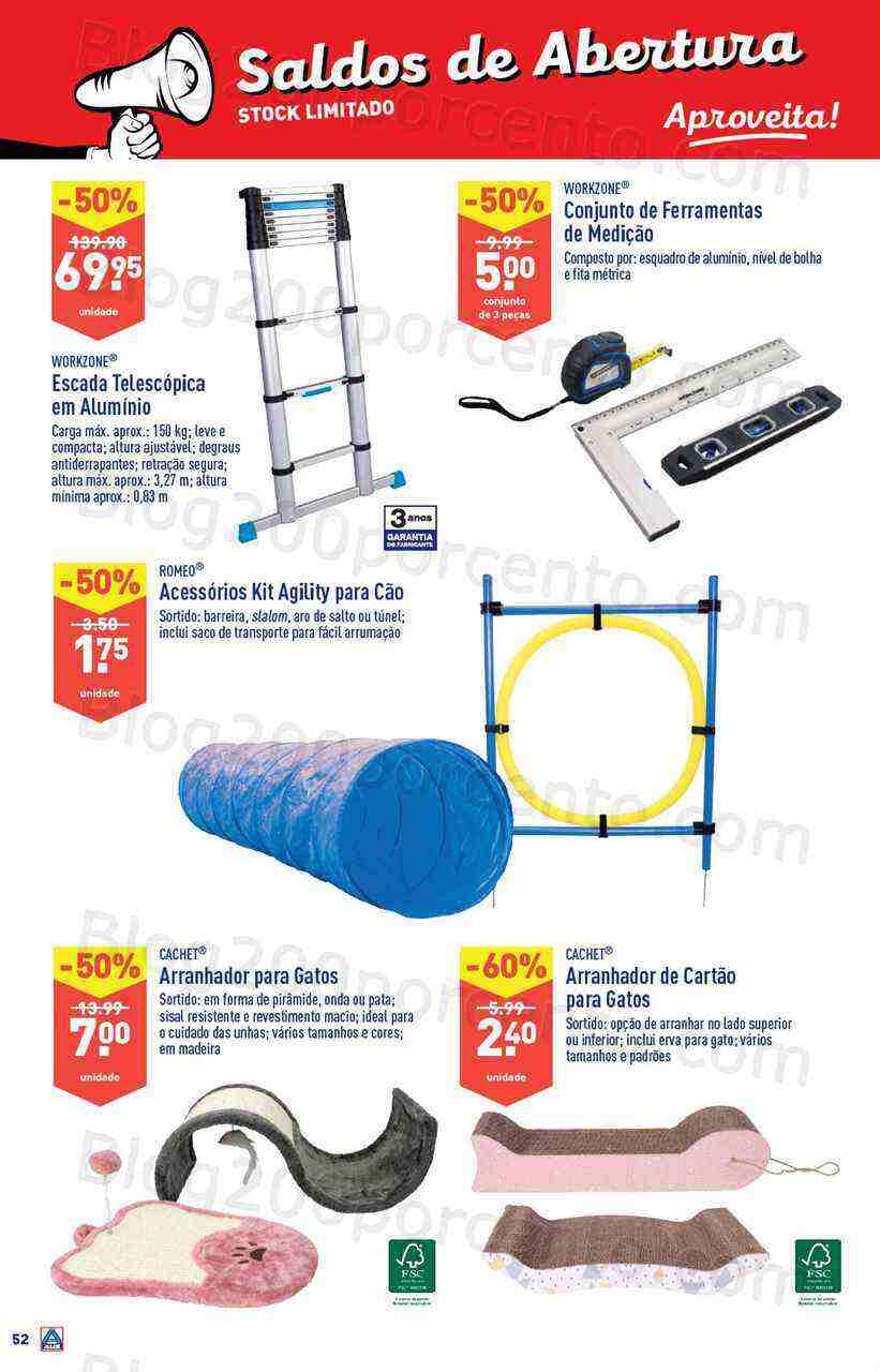 Antevisão Folheto ALDI Aberturas Vila Nova da Telha Promoções de 1 a 7 março