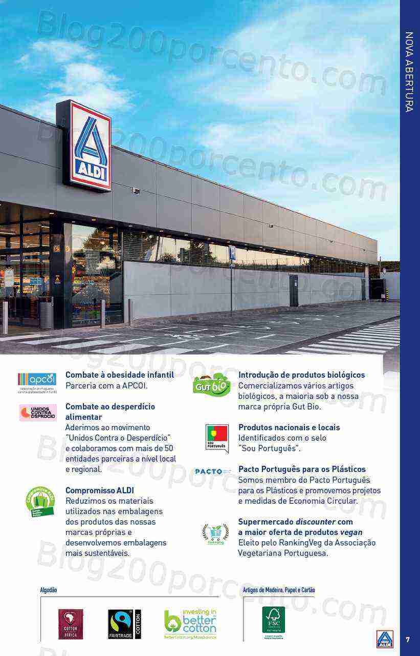 Antevisão Folheto ALDI Aberturas Vila Nova da Telha Promoções de 1 a 7 março