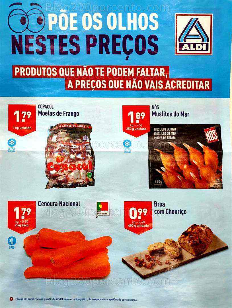 Antevisão Folheto ALDI Extra Promoções a partir de 9 agosto