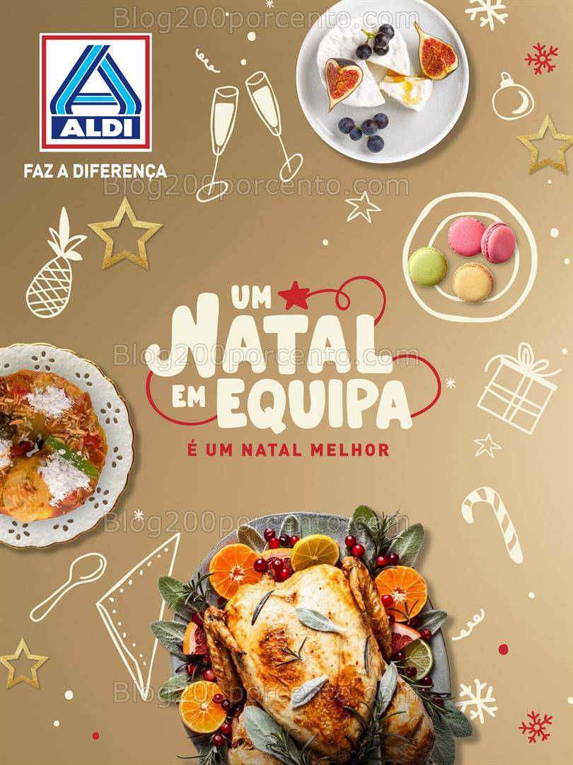 Antevisão Folheto ALDI Catálogo de Natal Promoções até 31 dezembro