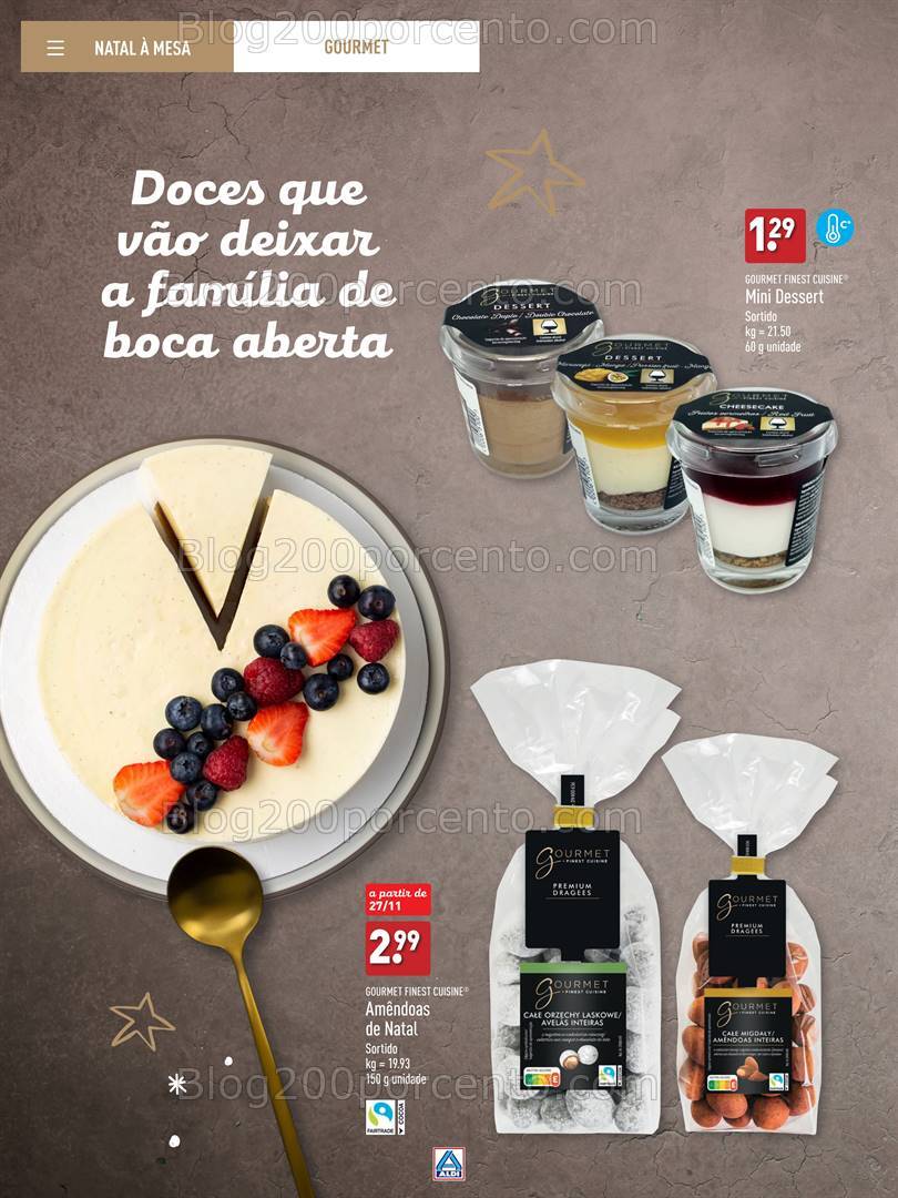 Antevisão Folheto ALDI Catálogo de Natal Promoções até 31 dezembro