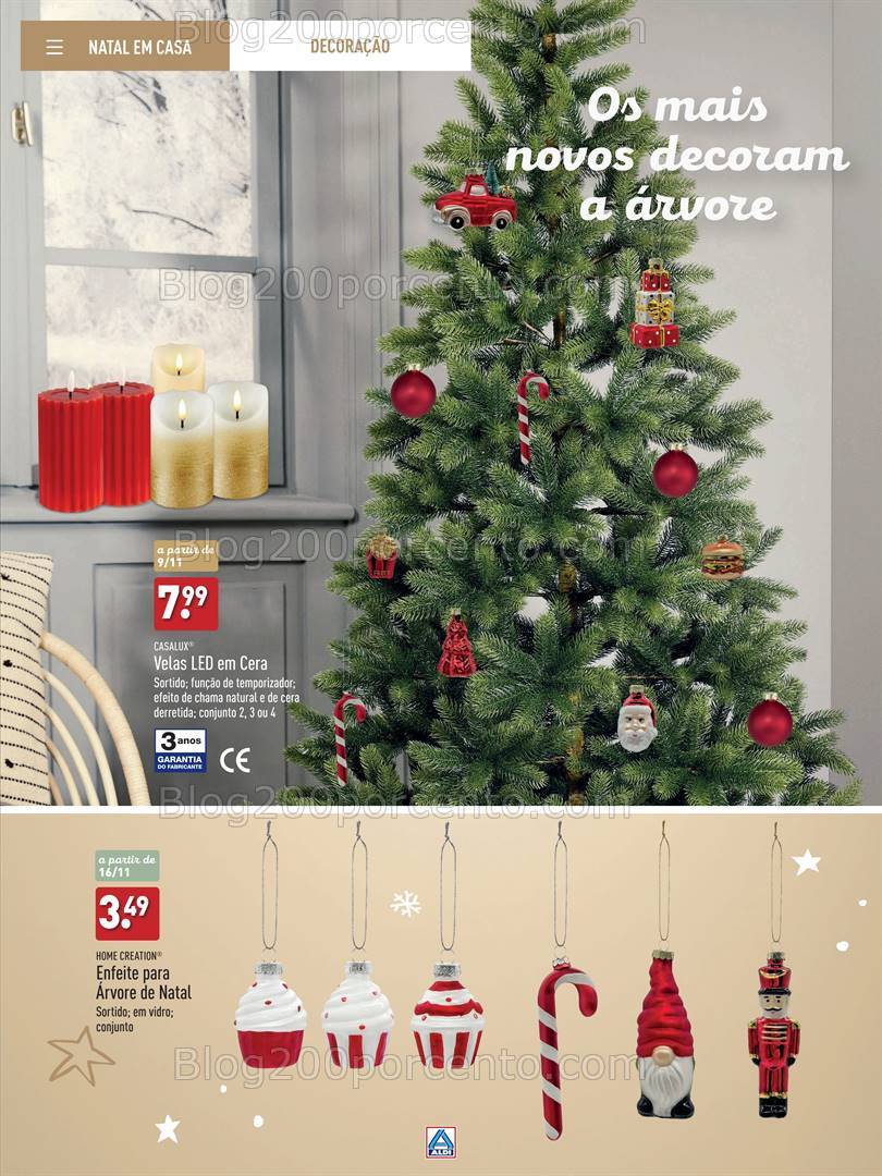 Antevisão Folheto ALDI Presentes de Natal Promoções até 31 dezembro