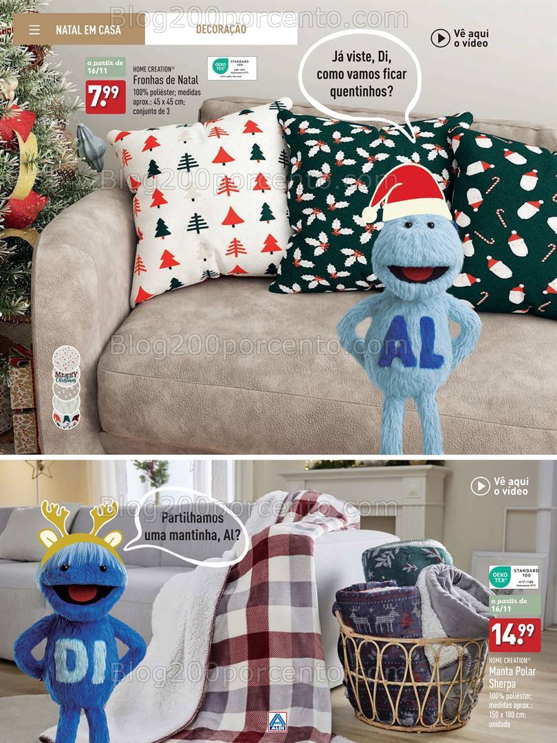 Antevisão Folheto ALDI Presentes de Natal Promoções até 31 dezembro