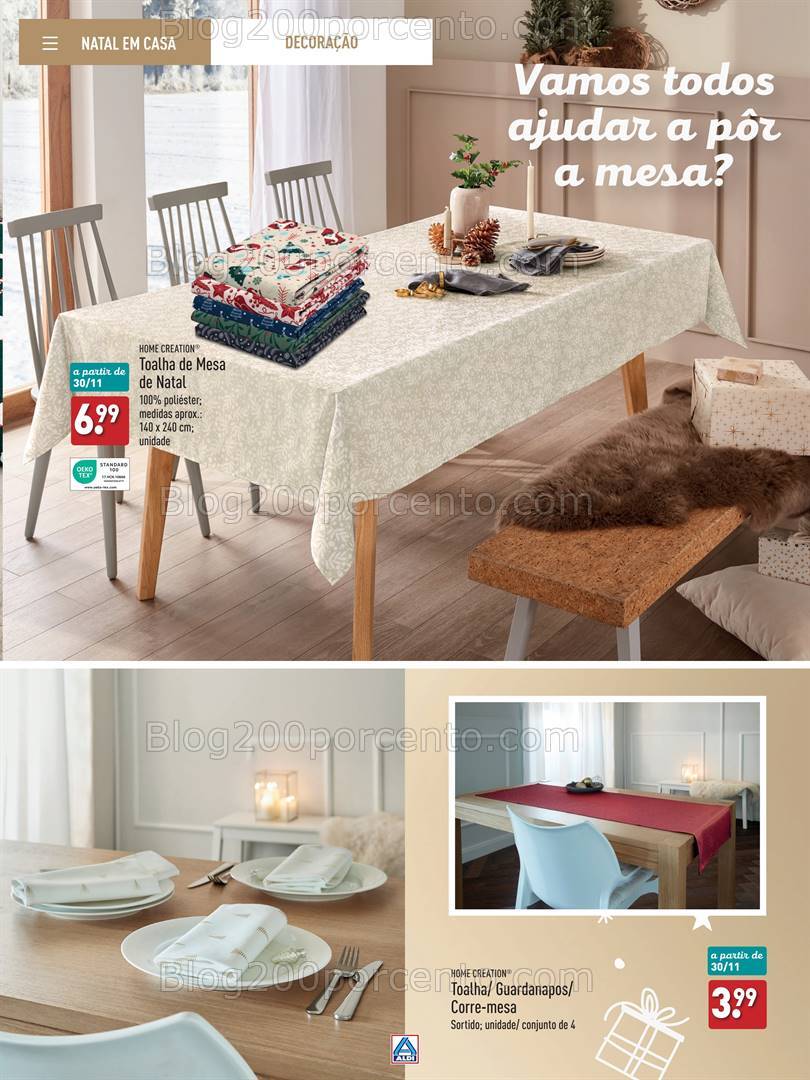 Antevisão Folheto ALDI Presentes de Natal Promoções até 31 dezembro