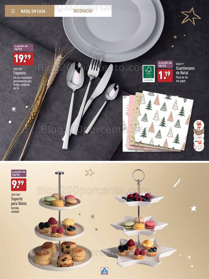 Antevisão Folheto ALDI Presentes de Natal Promoções até 31 dezembro