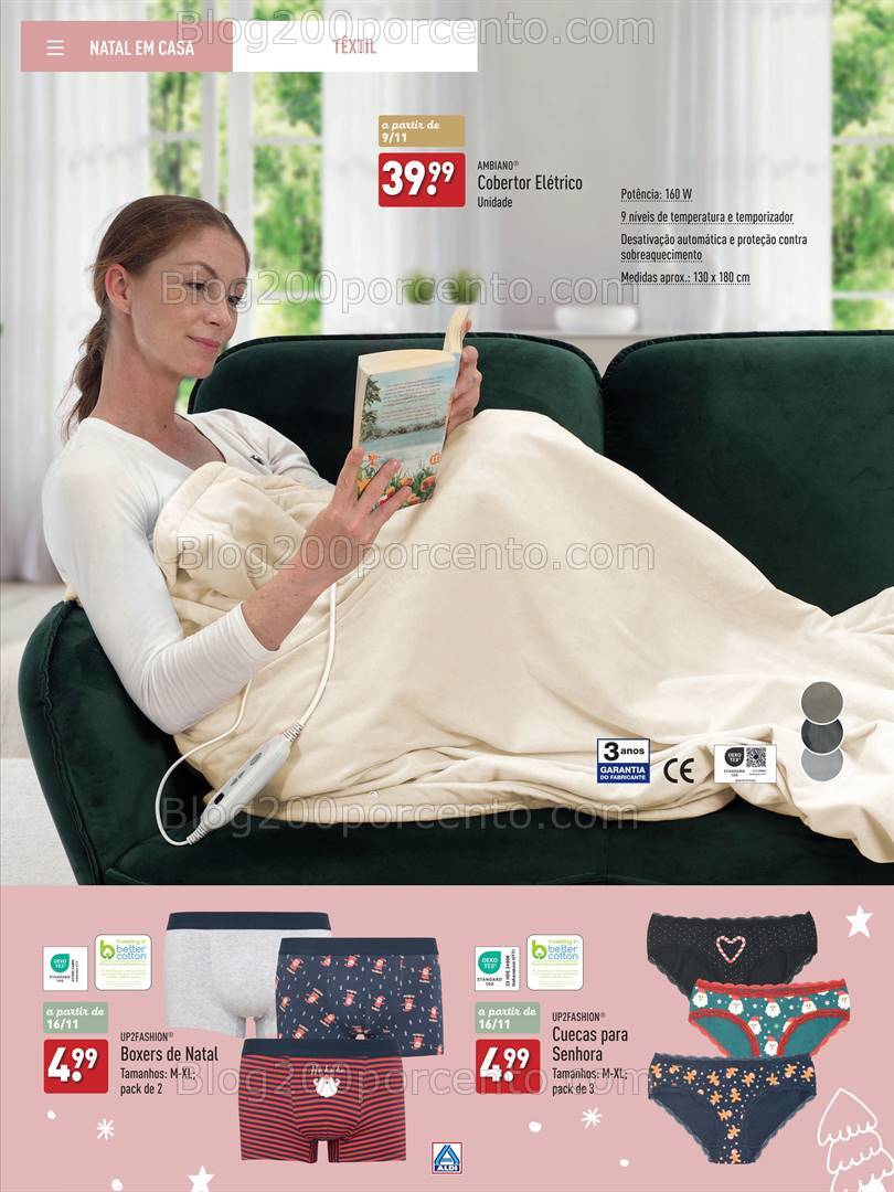 Antevisão Folheto ALDI Presentes de Natal Promoções até 31 dezembro