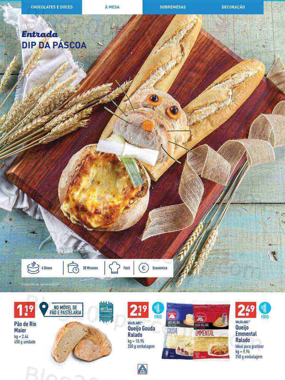 Antevisão Folheto ALDI Páscoa Promoções a partir de 8 março