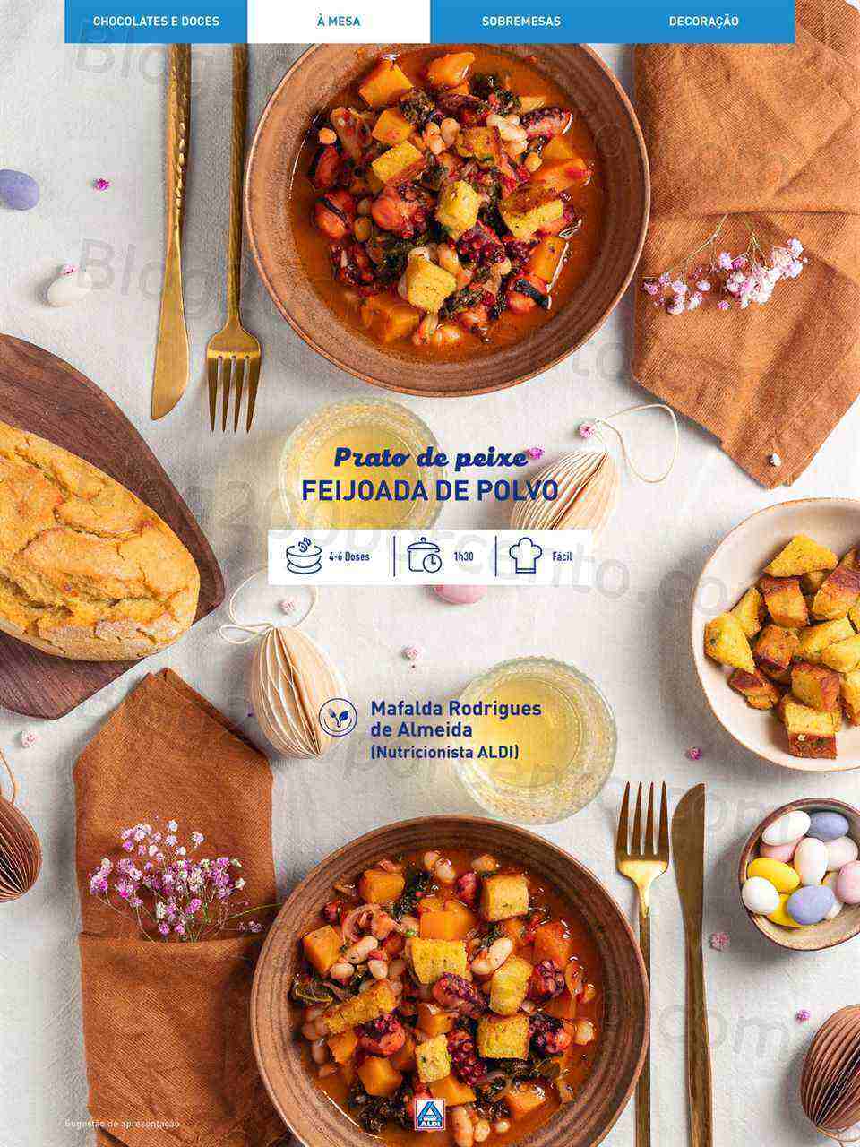 Antevisão Folheto ALDI Páscoa Promoções a partir de 8 março
