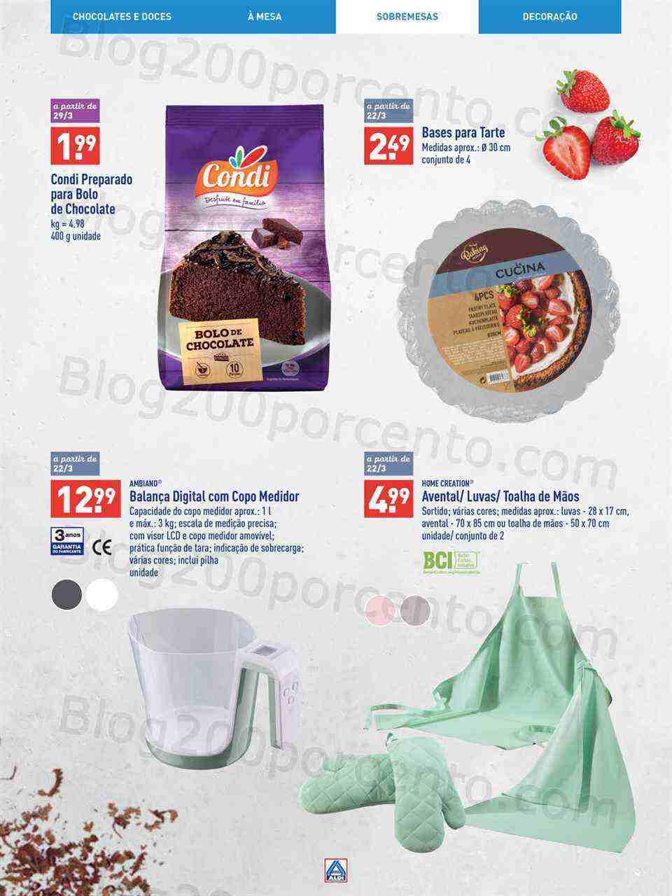 Antevisão Folheto ALDI Páscoa Promoções a partir de 8 março