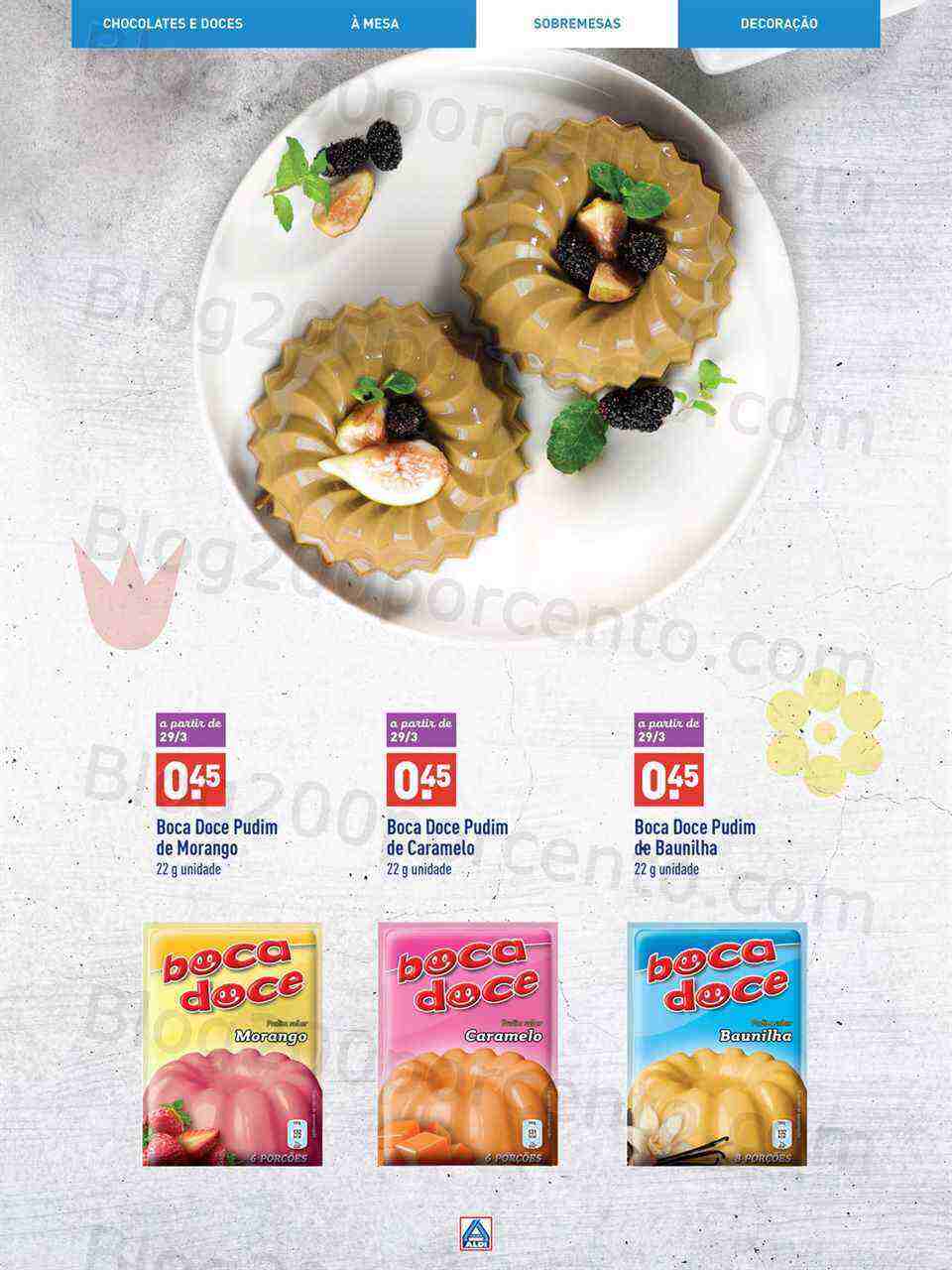 Antevisão Folheto ALDI Páscoa Promoções a partir de 8 março