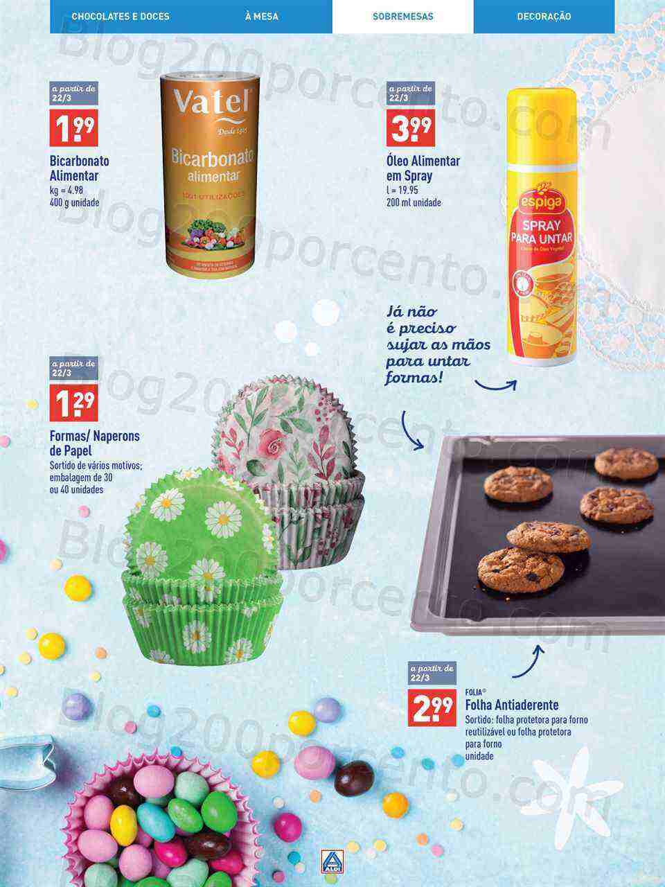 Antevisão Folheto ALDI Páscoa Promoções a partir de 8 março