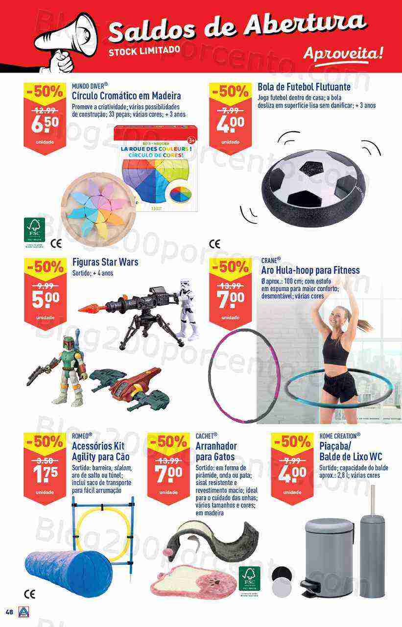 Antevisão Folheto ALDI Saldos de Abertura Guifões - 26 abril a 2 maio